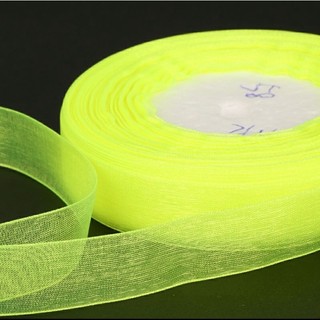Ruy băng voan 1cm dài 20 mét hàng đẹp trang trí, làm nơ, gói quà, buộc tóc, phụ kiện handmade Pinky Shop