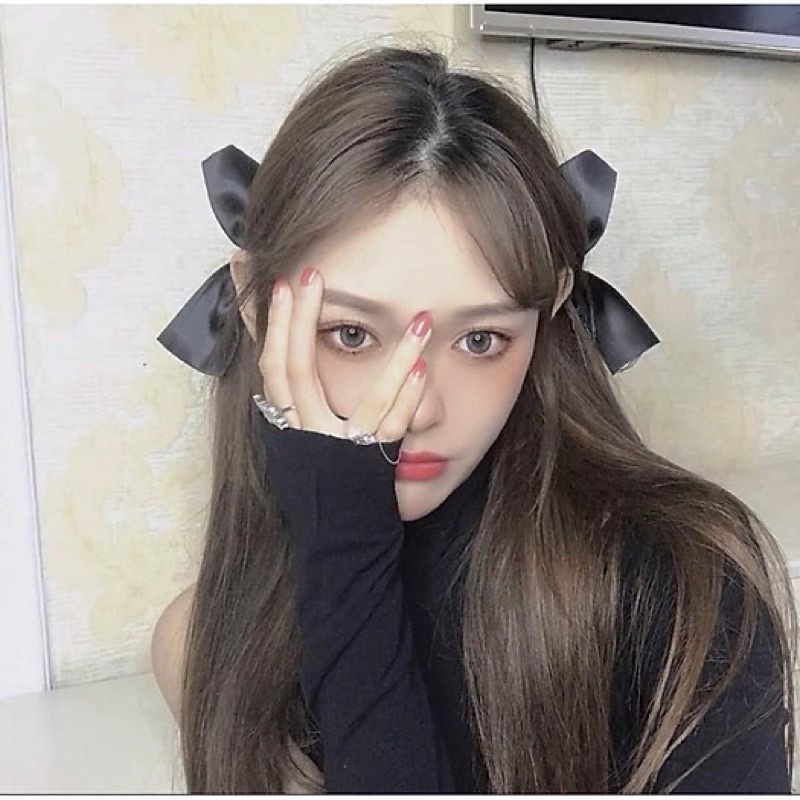 [Set 2 kẹp] Kẹp tóc nơ Jisoo Blackpink kẹp tóc nơ phong cách Hàn Quốc nơ cài tóc- Yuuki