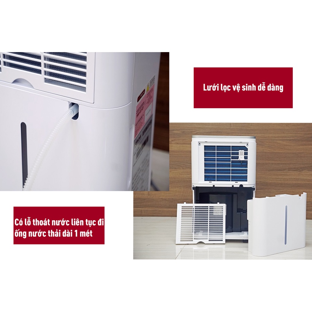 Máy hút ẩm công suất lớn 25L/ngày bằng máy nén cao cấp Nhập Khẩu Fujihome kết nối Wifi, lọc không khí thông minh đa năng | BigBuy360 - bigbuy360.vn