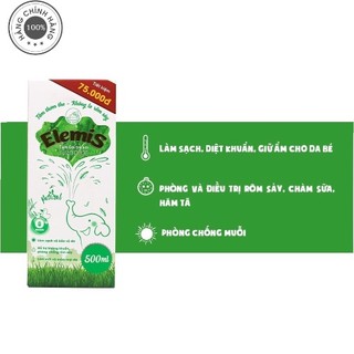 [Tặng Khăn Sữa] Nước Tắm Thảo Dược Cho Bé Elemis Chai 200ml / 500ml