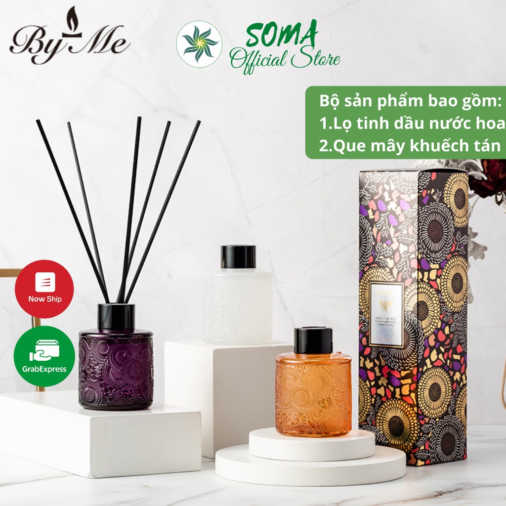 Lọ Khuếch Tán Tinh Dầu Thơm Phòng Nước Hoa Thơm Để Phòng Thiên Nhiên Tán Hương 100ML Ba Tư KT31