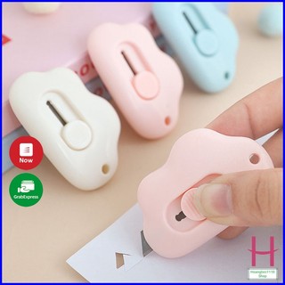 Dao Rọc Giấy Mini Hình Đám Mây Nhiều Màu Sắc Dễ Thương { H }