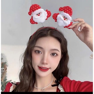 Cài tóc noel tuần lộc có đèn phụ kiện giáng sinh