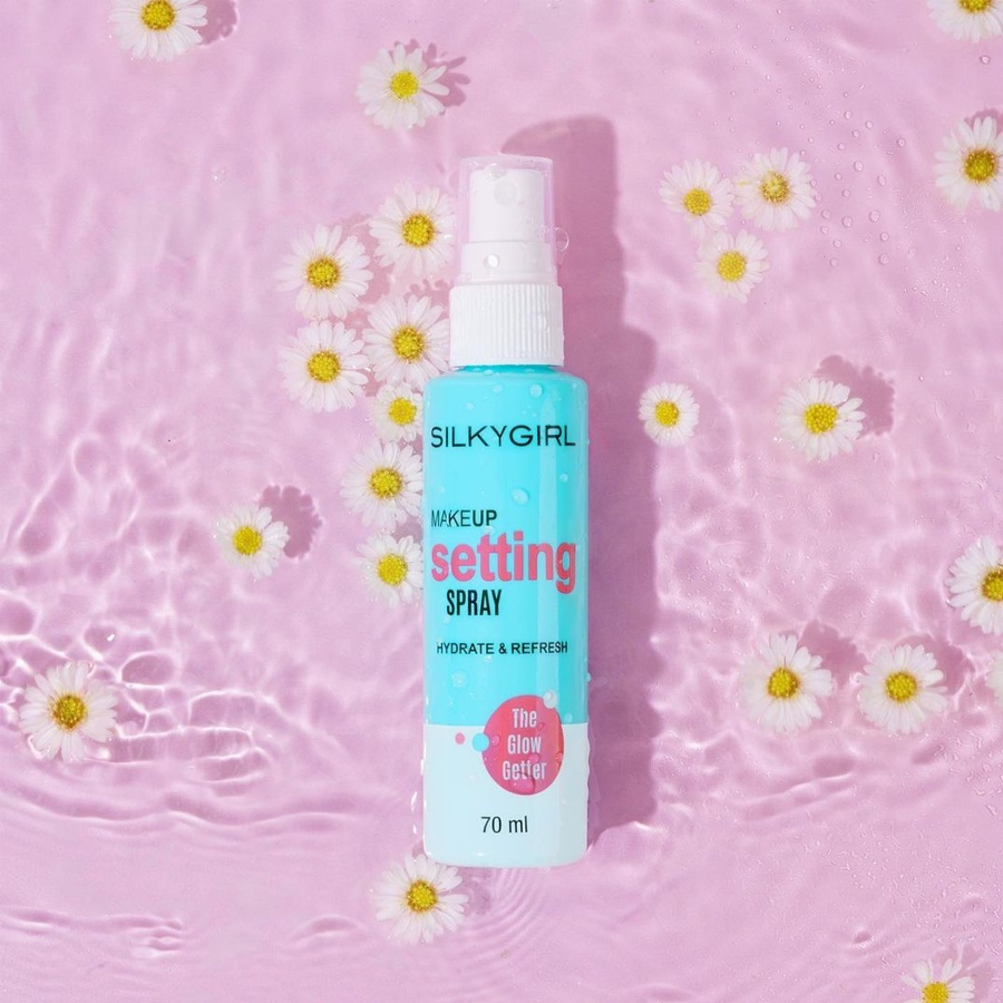 Ảnh Xịt Giữ Lớp Trang Điểm Lâu Trôi Silkygirl Makeup Setting Spray - Hydrate & Refresh 70ml 4