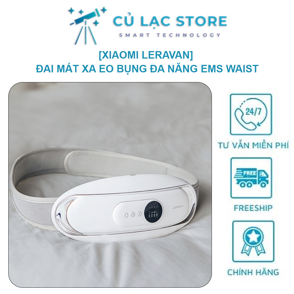 Xiaomi Leravan Ai Massage M Y M T Xa V Ng Eo B Ng Ems Waist Shopee Vi T Nam