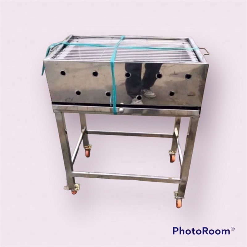 LÒ NƯỚNG INOX có bánh xe đảm bảo bền đẹp (ship hoả tốc)