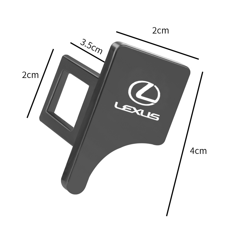 1 Chiếc Kim Loại Xe An Toàn Khóa Kẹp Xe Biểu Tượng Dây An Toàn Cắm Báo Động Hủy Chặn Cho Xe Lexus ES300 RX330 RX300 GS300 IS250 IS200 CT200h NX RX