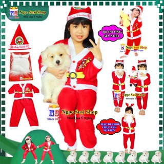 [TẶNG NÓN] ĐỒ NOEL CHO BÉ YÊU QUẦN ÁO ÔNG GIÀ NOEL - VẢI NỈ [MẶC CHỤP ẢNH SIÊU ĐẸP]