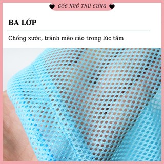 Túi lưới đa năng cho chó mèo - Túi tắm cho mèo, hỗ trợ cắt móng