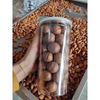 500g Hạt mắc ca sấy nứt vỏ kèm đồ khui Loại I giòn, béo, ngọt  mới sấy trong vòng 1 tuần bỏ hạt sâu, hỏng