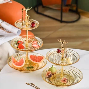 Khay đựng bánh trái nhiều tầng sang trọng