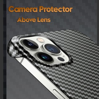 Ốp Lưng Sợi Carbon Mờ Không Khung Siêu Mỏng Cho iPhone 14 ProMax 13 12 Mini 11 Pro Max I Điện Thoại 13 ProMax Bao K01