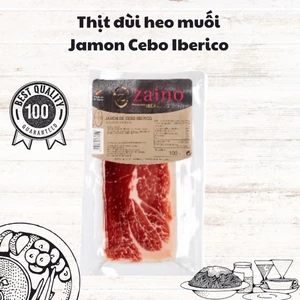 Thịt đùi heo muối Jamon Cebo Iberico cắt lát 100gr