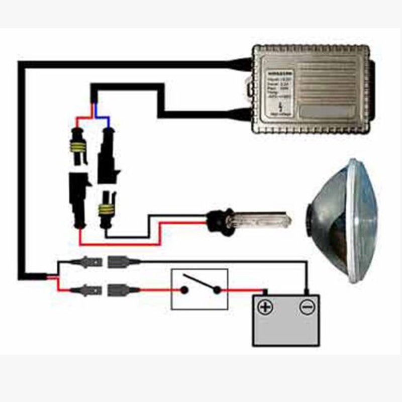 Bóng đèn pha ô tô Xenon 2X 55W H7 H11 H8 880 9005 Hb3 9006 Hb4 H1 Hid DC 12V Đèn sương mù Đèn pha tự động 3000k 6000k 12000k