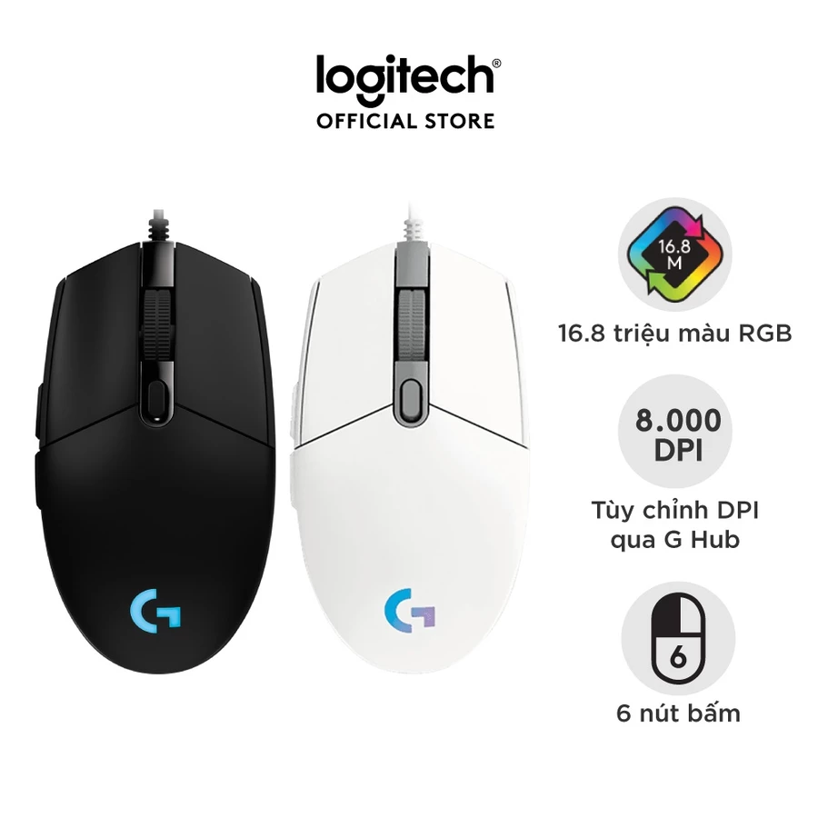 Chuột Logitech G102 Lightsync