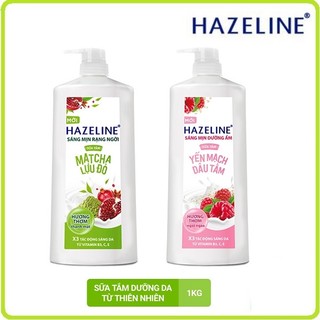 Sữa Tắm Sáng Da Hazeline 1KG - Nhẹ Nhàng Từ Thiên Nhiên