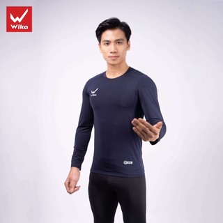 Áo  Giữ Nhiệt Thể Thao Wika Ôm Body,Vải thun lạnh: 90% Polyester, Co Giãn Thoải Mái Khi Vận Động