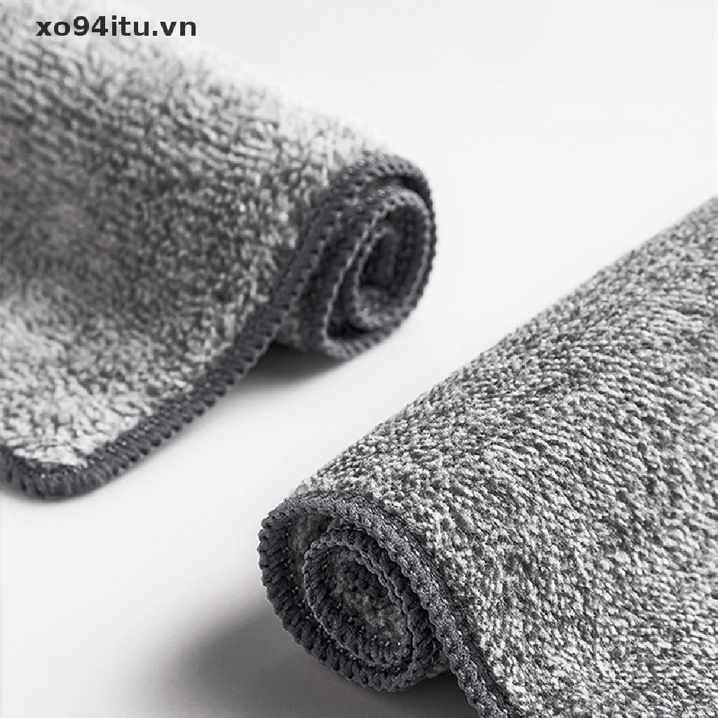 Set 5 Khăn Lau Bếp Sợi Than Tre Chống Dầu Mỡ