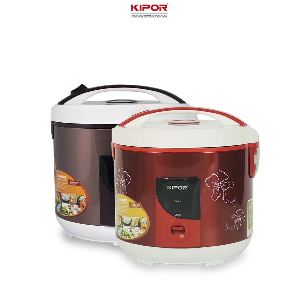 Ảnh Nồi cơm điện KIPOR KP-N25918 - 1.8L - Phủ chống dính HOÀNG KIM, Nồi cơm có tặng kèm vỉ hấp - Bảo hành tại nhà 12 tháng 2