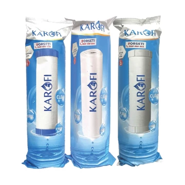 [HÀNG CHÍNH HÃNG] Bộ 3 Lõi lọc nước Karofi 1,2,3 dùng cho máy lọc nước RO Kangaroo, karofi