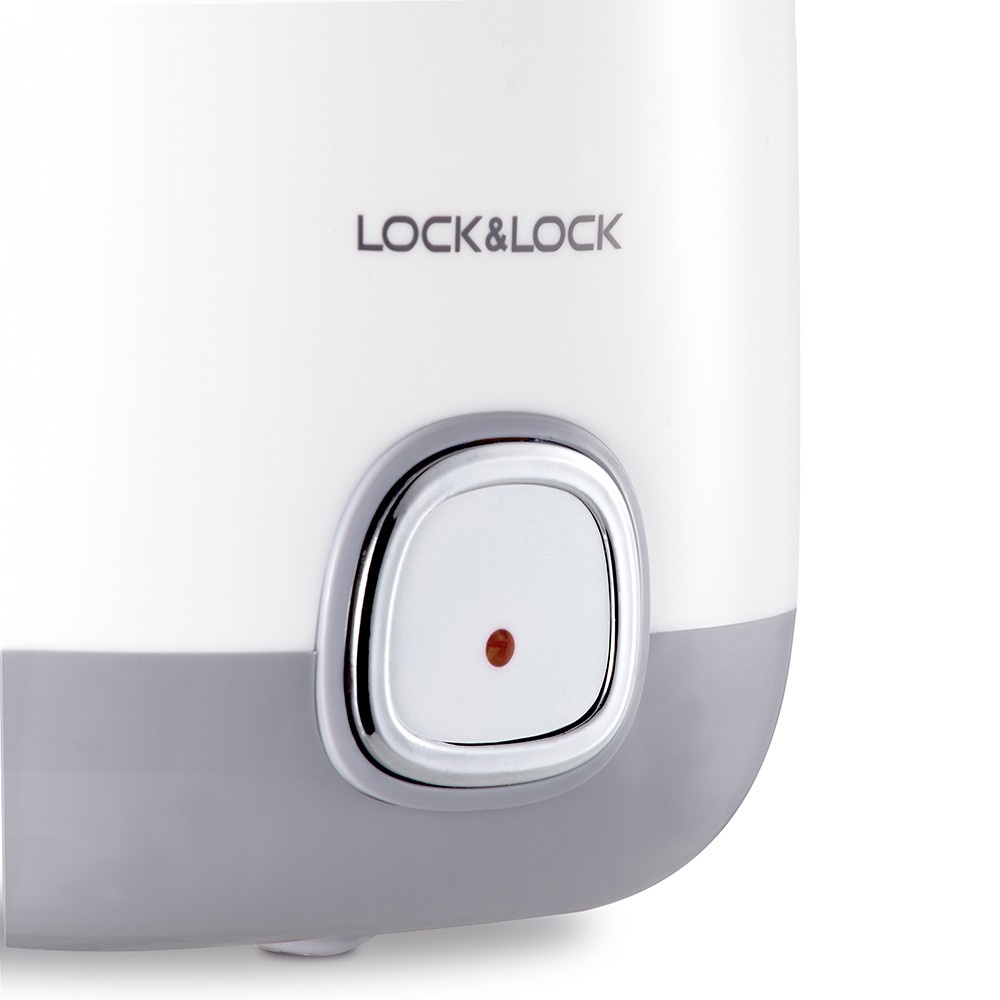 Máy làm sữa chua LocknLock EJY110SLV 1L , nắp trong suốt dễ quan sát, lên men tự động - K-MALL