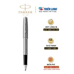 Bút lông bi, bút ký cao cấp mạ vàng & chrome Parker Sonnet, thân kim loại màu bạc, có túi giấy — ảnh 6