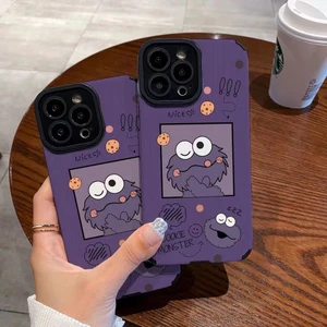 Hoạt Hình Ốp Điện Thoại Hình sesame street Cho iphone 15 pro max 14 pro max 13 pro max 13 13pro 11 pro max 11 x xr xs max 7 + 8 + 12 pro max