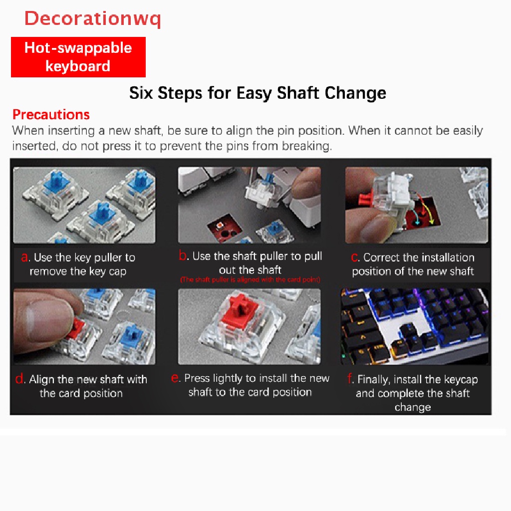 Decorationwq Arctic Fox Switch Box Mechanical Keyboard Switches For ...