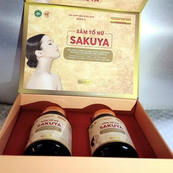 Sâm nhung Tố nữ Sakuya hỗ trợ Đẹp da, cân bằng nội tiết tố nữ, điều hòa ...