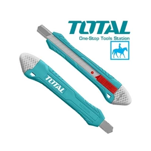 Dao rọc giấy Total THT5110916 150mm có sẵn lưỡi dao làm từ chất liệu thép không gỉ, bh hành 6 tháng