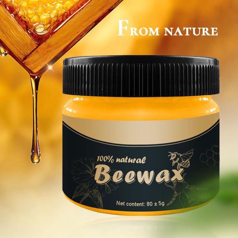 Đánh bóng đồ gỗ sáp ong Beewax, sáp tự nhiên làm bóng, làm mới bàn ghế, bàn, tủ gỗ