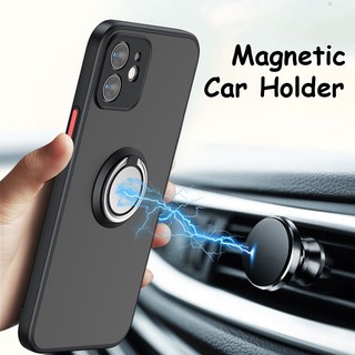 Xe Ô Tô Từ Nhẫn Giá Đỡ Dành Cho iPhone 14 13 12 Mini 11 Pro XS Max XR X TPU Ốp điện thoại Nhựa Ốp điện thoại T06