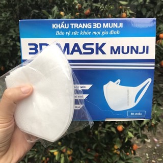 HỘP 50 KHẨU TRANG 3D, SẢN PHẨM  ÊM NHẸ THOẢI MÁI, DỄ CHỊU HỘP 50 CÁI