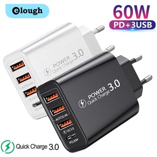 Củ Sạc Nhanh 60W USB C PD 3.0 Chuyên Dụng Cho Iphone Xiaomi