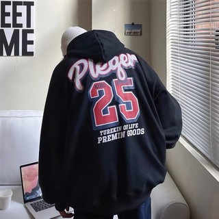 Áo Hoodie Tay Dài In Số 25 Thời Trang Đường Phố Mỹ Cổ Điển Dành Cho Nam Nữ