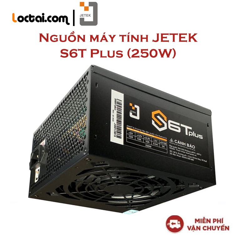 Nguồn máy tính JETEK S6T Plus (250W) | Shopee Việt Nam