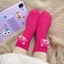 YB1 Winnie the Pooh Lotso gấu dâu Sullivan Mike Coral Fleece Ấm Tất Cặp Đôi Người Bạn Thân Nhất Chống Gió Thời Trang B
