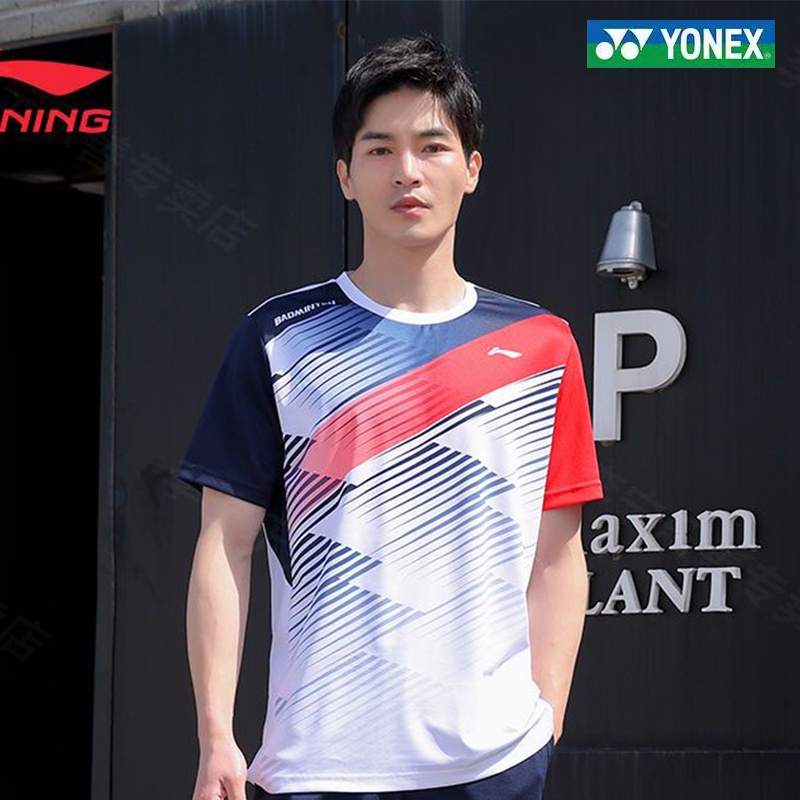 Li Ning Bộ Đồ Thể Thao Cầu Lông Tay Ngắn Nhanh Khô Thời Trang 2022 Cho Nam Và Nữ