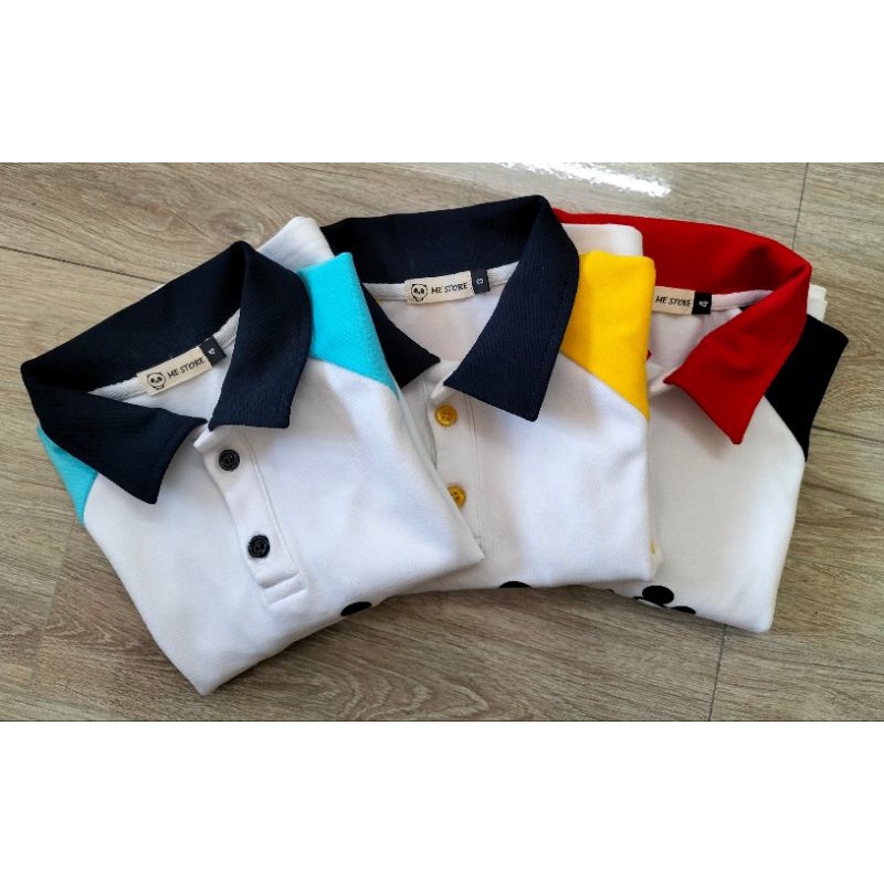 Áo polo dài tay bé trai vải cá sấu cotton phong cách hàn quốc cho bé 1 2 3 4 5 6 tuổi 9-27kg