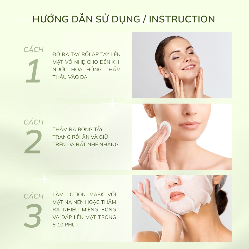 Nước hoa hồng toner diếp cá tía tô Dokudami Nhật Bản cho da mụn da dầu 500ml