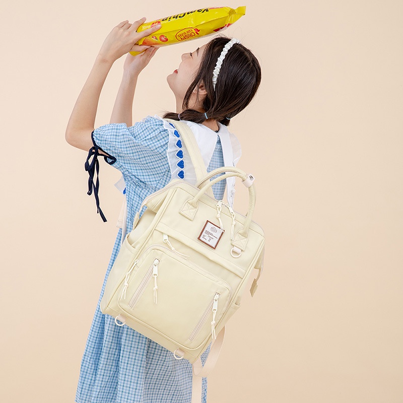Ba lô nylon LEACAT kiểu dáng dễ thương xinh xắn cho nữ 14 inch | BigBuy360 - bigbuy360.vn