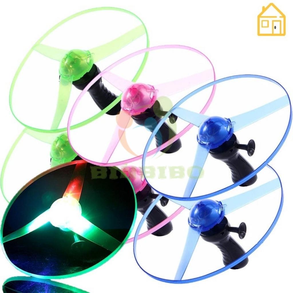Đĩa bay UFO phát sáng có đèn led đồ chơi ngoài trời cho bé - Binbibo