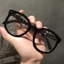 Gọng kính cận ngố tròn thời trang nữ cá tính phong cách Ulzzang chuẩn UV400 chống bức xạ và ánh sáng xanh 041