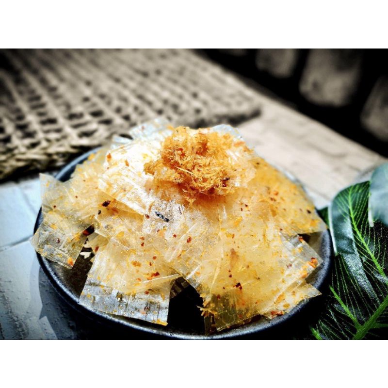 bánh tráng khô gà là gì