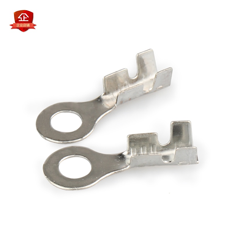 ((10) Đường kính trong Đầu nối 3.2MM 4.2MM Đầu nối đầu cuối ép lạnh Đầu nối mũi tròn Đầu nối trần