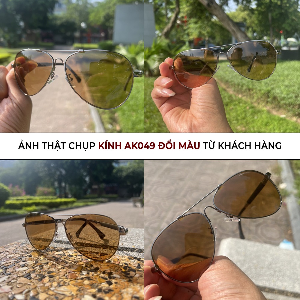 Ảnh Kính Mát Thời Trang Nam AORON Mắt Đổi Màu Râm Mát Phân Cực Đi Ngày Và Đêm Chống Tia UV - AK049 4