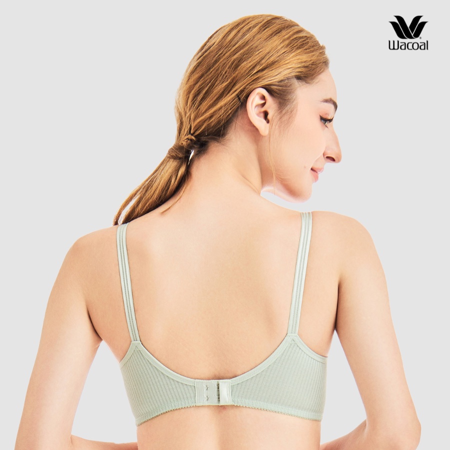 Áo lót Wacoal Lecien I22SFB199 không gọng, form thoải mái, cup 3/4, ren, dây liền - 22SFB199