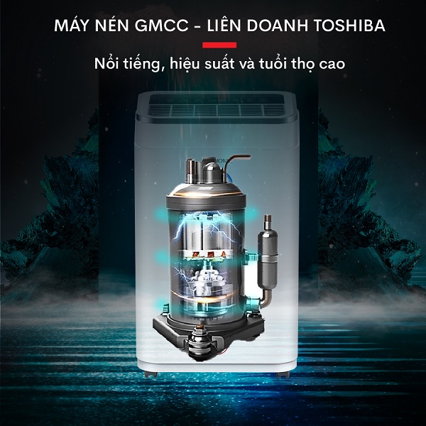 Máy hút ẩm FujiHome DH20W Nhập Khẩu 20 Lít công nghệ, ionzer lọc sạch không khí, độ ồn thấp 20L
