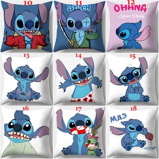 Stitch Cartton Một Mặt In Hình Chữ Nhật Polyester Gối Phòng Ngủ Sofa Trang Trí Nhà Gối (Không Có Lõi Gối)