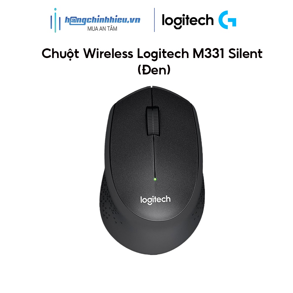 Chuột Wireless Logitech M331 Silent (Đen)